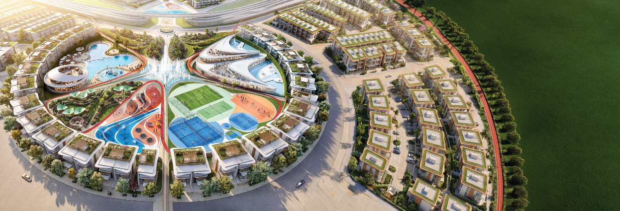 Greenz clubhouse and community lagoon pool
