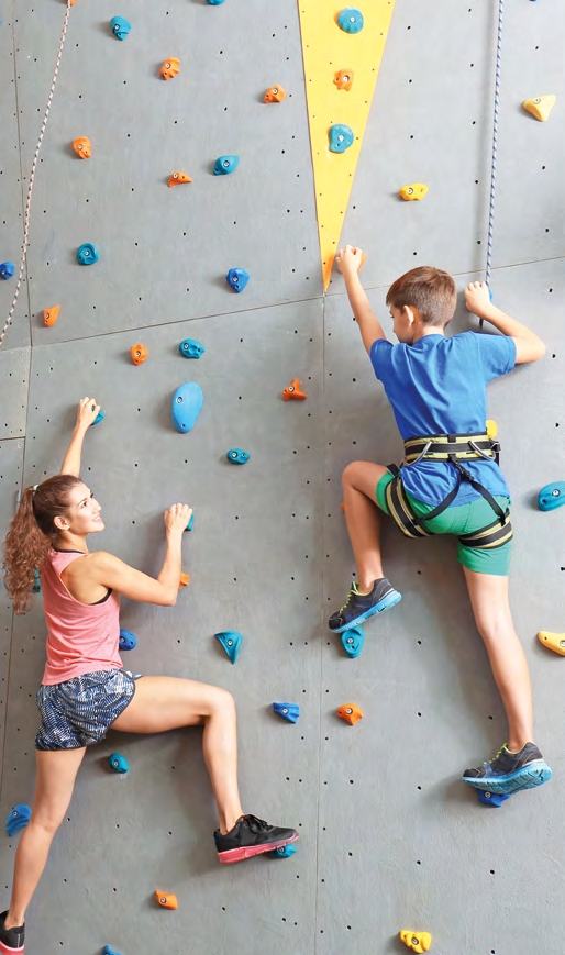 Indoor climbing wall