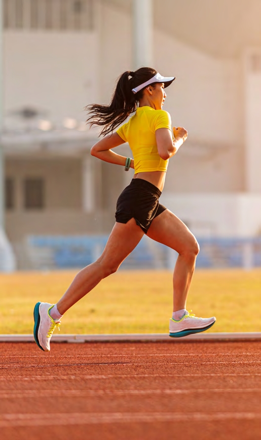 Running and fitness activity