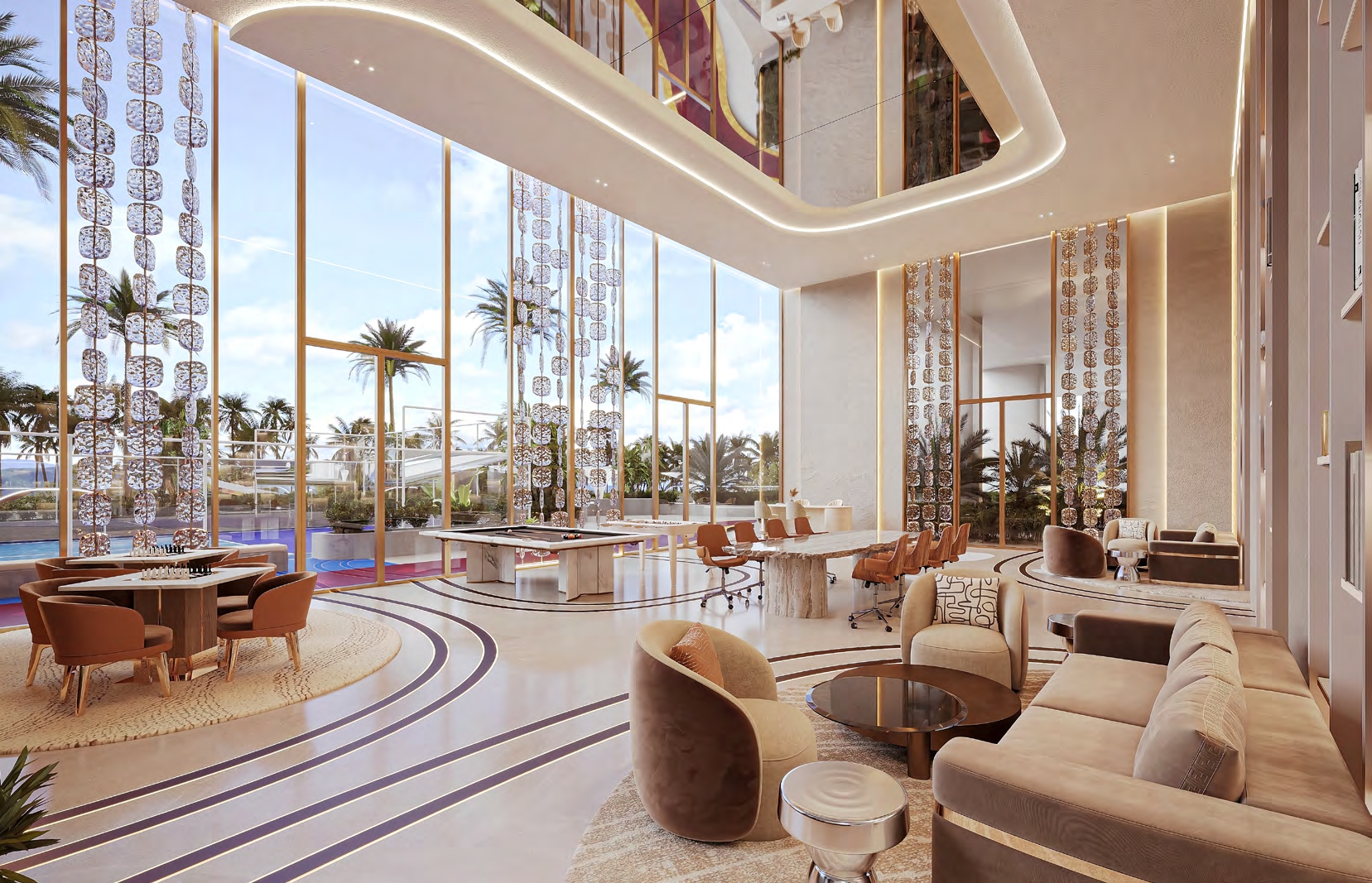 Private cinema lounge
