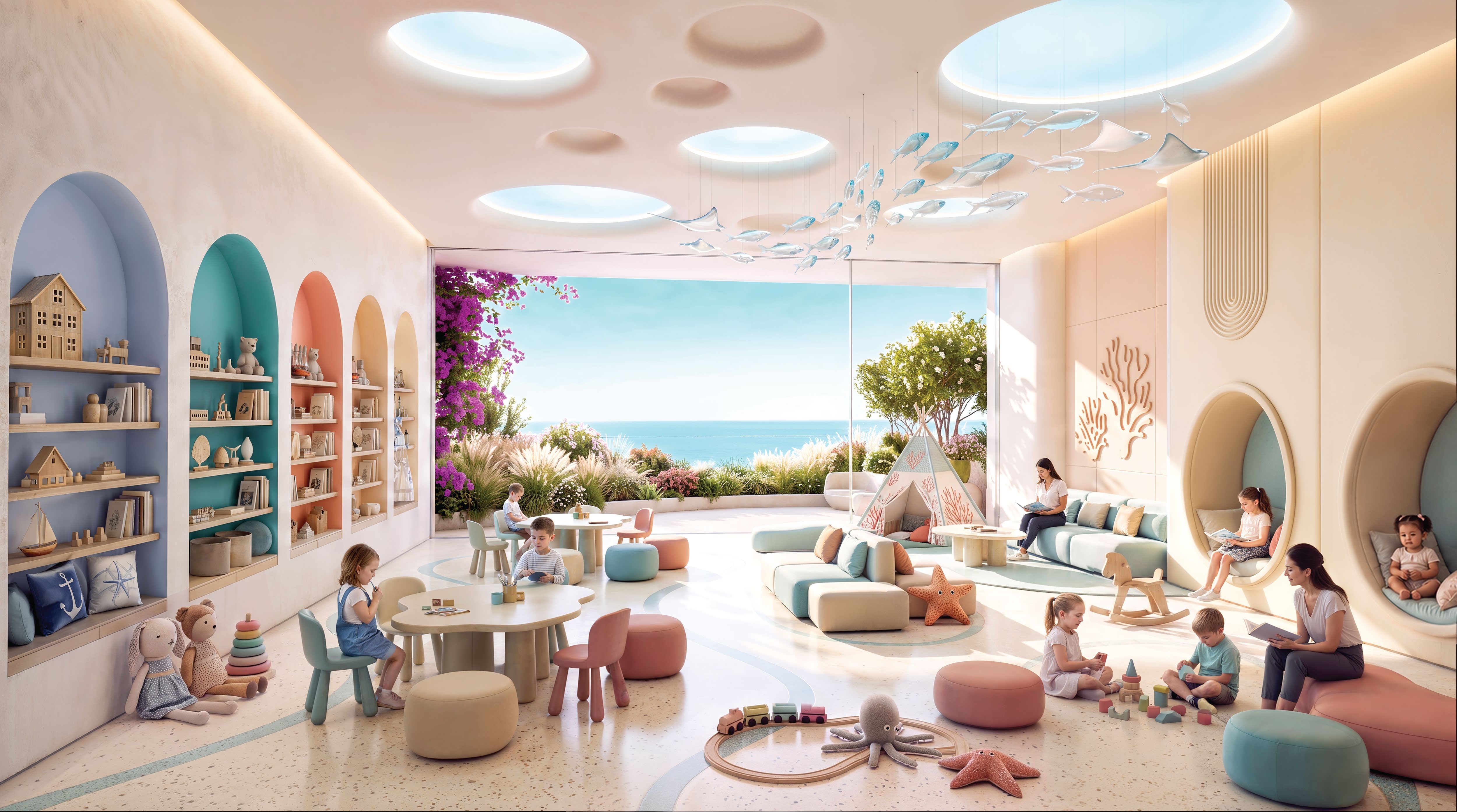 Resident social lounge
