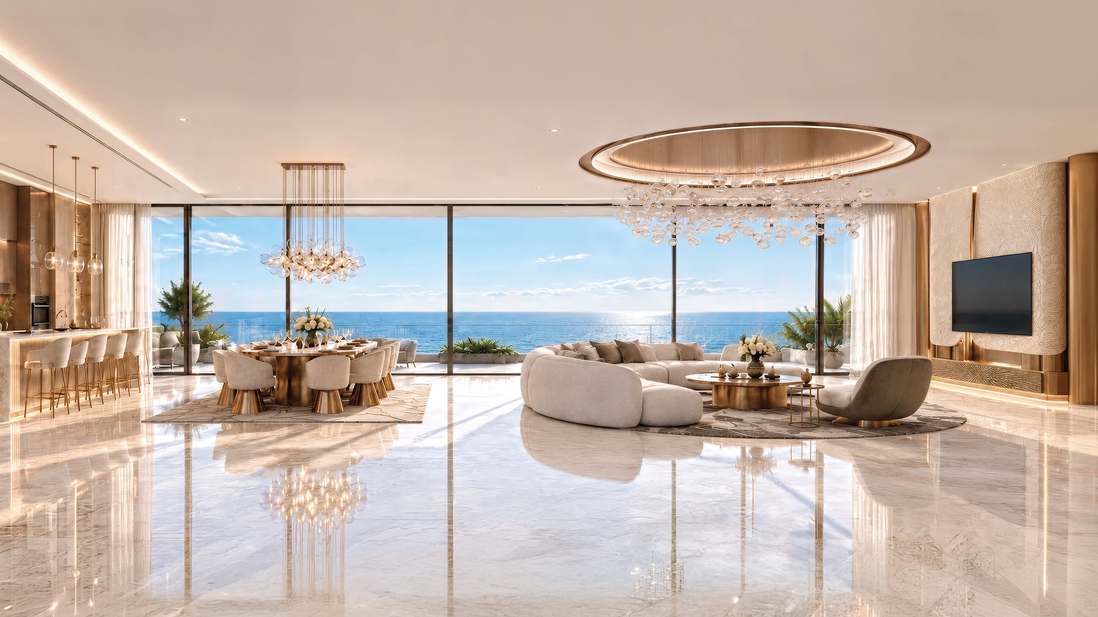 Indoor lounge for residents